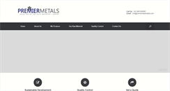 Desktop Screenshot of premierleadmetals.com